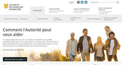 Desktop Screenshot of lautorite.qc.ca